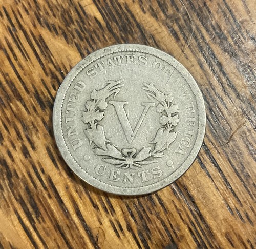 1902 Liberty V Nickel Very Good VG - FreeShipping - Picture 2 of 2