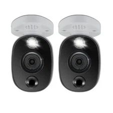 Swann 2 Pack SWPRO-4KWLB Add-On DVR Bullet Security Camera System with Sensor