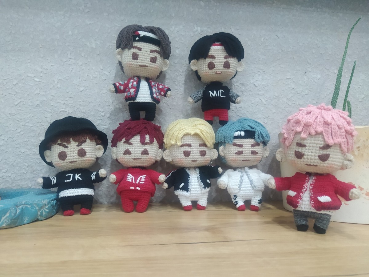 あみぐるみ人形セット BTS BTS Crochet Handmade Amigurumi Doll | eBay