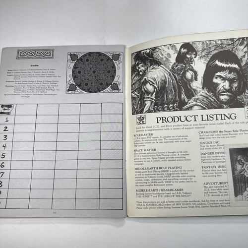 Spell Law Vintage RPG -- Iron Crown Enterprises ICE # 1200 -- 1984 Printing - Picture 11 of 12