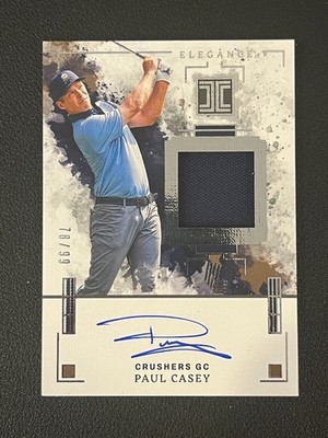 Paul Casey 2025 Impeccable LIV Golf Auto Elegance Relic /99 