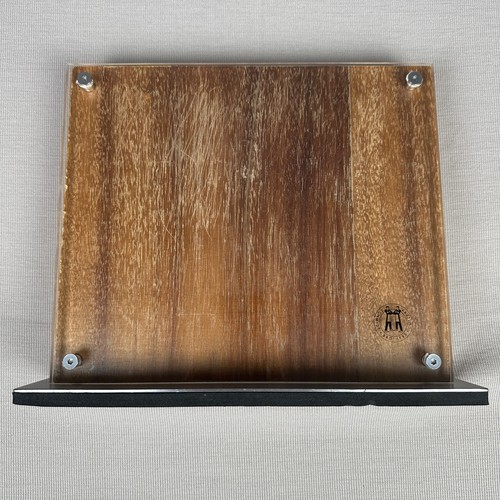 Schmidt Brothers Acacia Midtown Magnetic Knife Block Universal Storage 10.5" x 9 - Picture 1 of 12