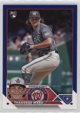 2023 Topps Update Retail Royal Blue Thad Ward Thaddeus Ward #US111 0w4r