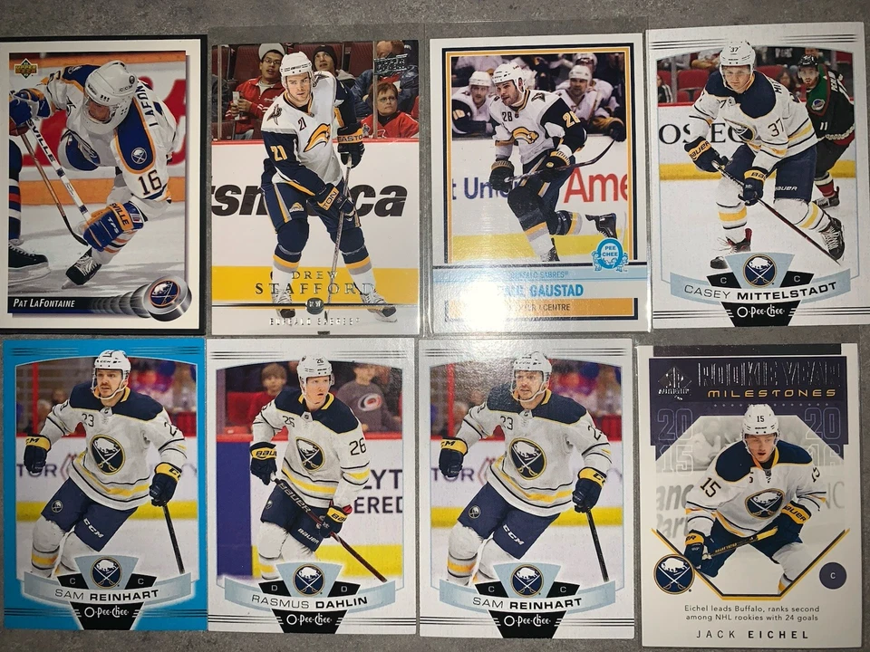 Lote de 29 cartas Buffalo Sabres diferentes marcas y años Foto 3 de 4