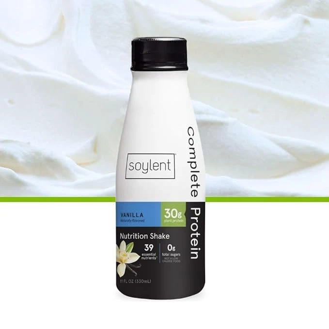 Soylent Batido Proteico Completo Vainilla - 30g Proteína, Vegano, 0g Azúcar - Paquete de 12 Foto 2 de 4