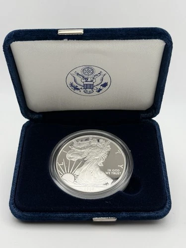 2008 W 1 oz Silver American Eagle Proof US Mint OGP & COA - Amazing