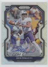 2020 Panini Prizm Rookie Silver Prizm Auto Ben DiNucci #337 Auto 0v4o