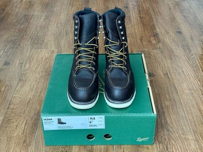 Danner 14306 Cedar River Moc Toe Dark Brown 8'' Work Boots Aluminun Toe 11.5D