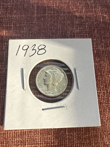 1938 Mercury Dime - Almost Uncirculated