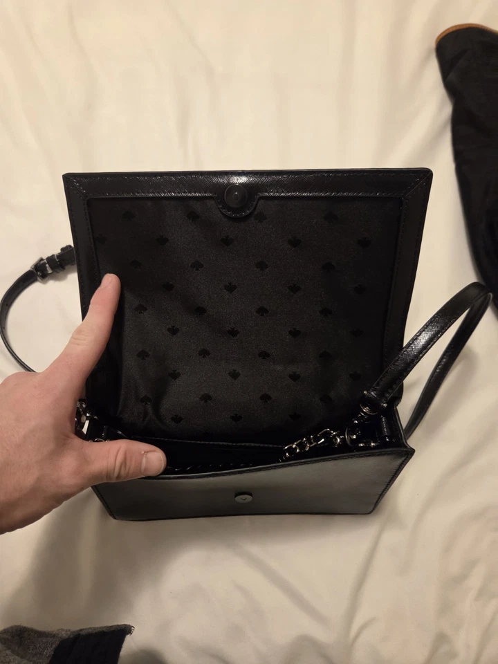 Kate Spade Cameron Crossbody Bag Convertable Midnight Blue Glitter - Image 2 of 2