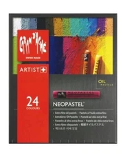 Caran D'ache Neopastel Oil Pastels Set Of 24 (7400.324)