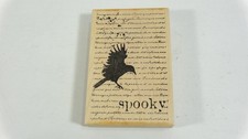 Memory Box Spooky Collage Halloween Mounted Rubber Stamp G1387