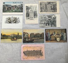 Postcard LOT 9 Shanghai China Prisoners in Stocks Beheaded Imperial Post c 1905