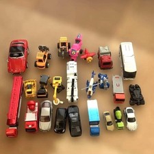 Bundle of Tomica/Mini Cars - 24 Piece SetWork ehicles, Sports Cars, and Buses