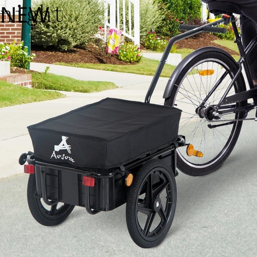Cargo Trailer  And Waterproof Cover With Removable Box