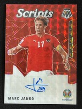 Marc Janko 2021 Panini Mosaic Uefa Euro Scripts Red Mosaic Auto #SM-MJ