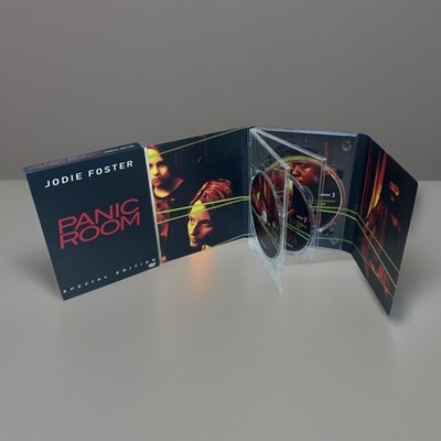 Panic Room (DVD, 2004) OOP 3-Disc Special Edition DigiPack + Slipbox 2002 Film