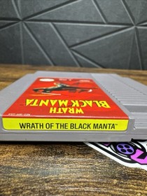 Wrath of the Black Manta (Nintendo NES) Cleaned, Tested & Authentic Blockbuster⭐