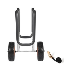 Kayak Cart,150 lbs. Capacity,Paddle Board Trolley W/10 in. Tires and Kickstands,