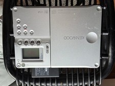 KENWOOD MDX-G7 CD/MD Personal Stereo System Foldable Silver Working Confirmed