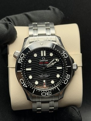 OMEGA Seamaster Diver 300M 210.30.42.20.01.001 Black Wave Dial Full Set (2021)