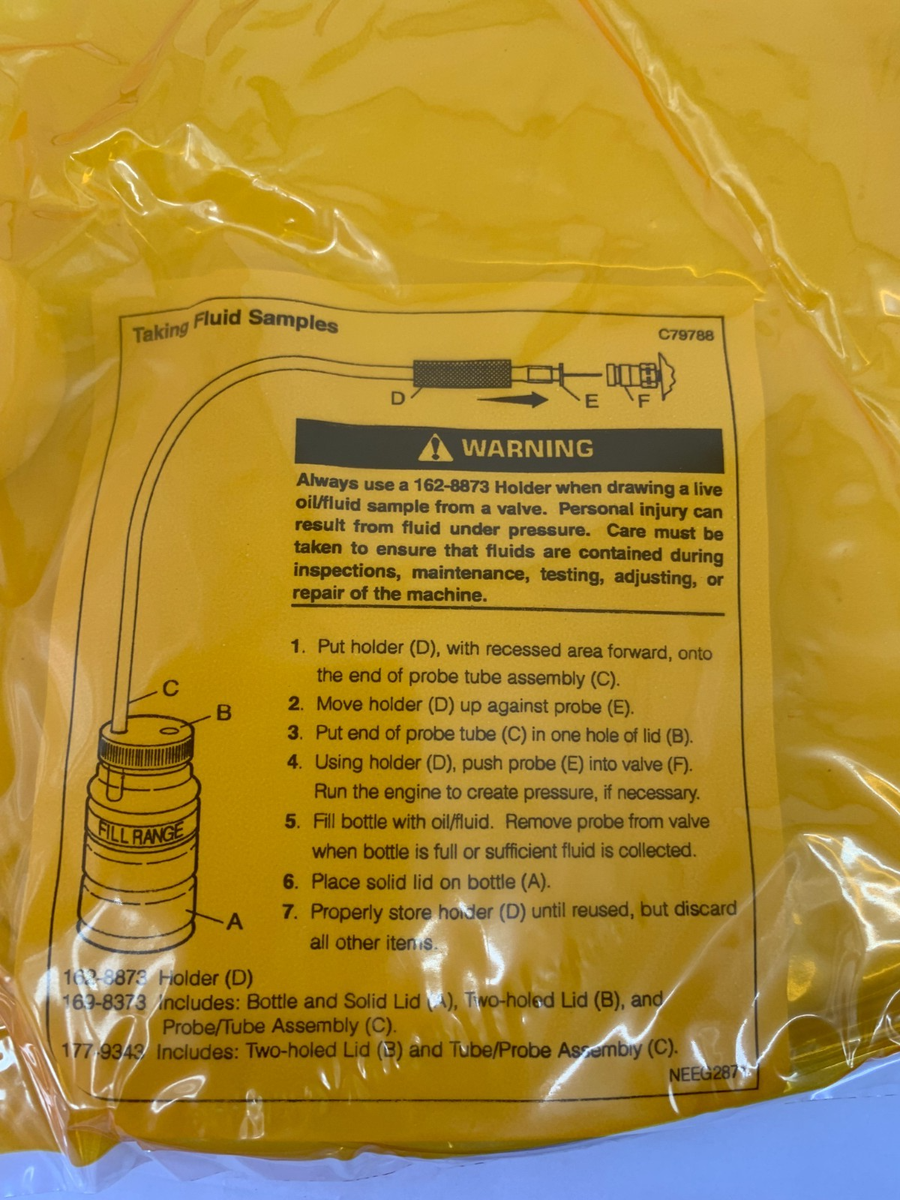 Caterpillar 177-9343 Genuine OEM Cap & Probe Fluid Sampler | eBay
