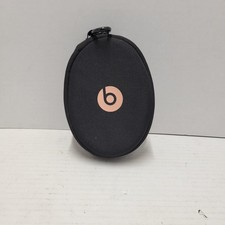 Beats by Dre Powerbeats Pro Zipper Carrying Case Black Rose Gold with Carabiner