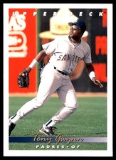 Tony Gwynn 1993 Upper Deck #165 Padres MLB READ FREE SHIPPING AutographDen