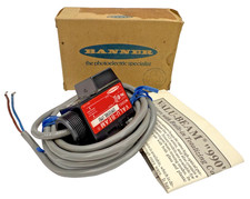 BANNER SMA990LVMB 26975 SCANNER W/COUNTER HAS MEMORY BACK-UP