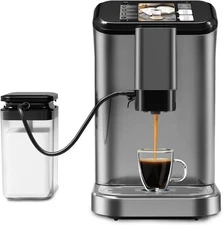 Fully Automatic Espresso Machine TFT Screen 20 Bar Built-In Grinder Coffee Maker