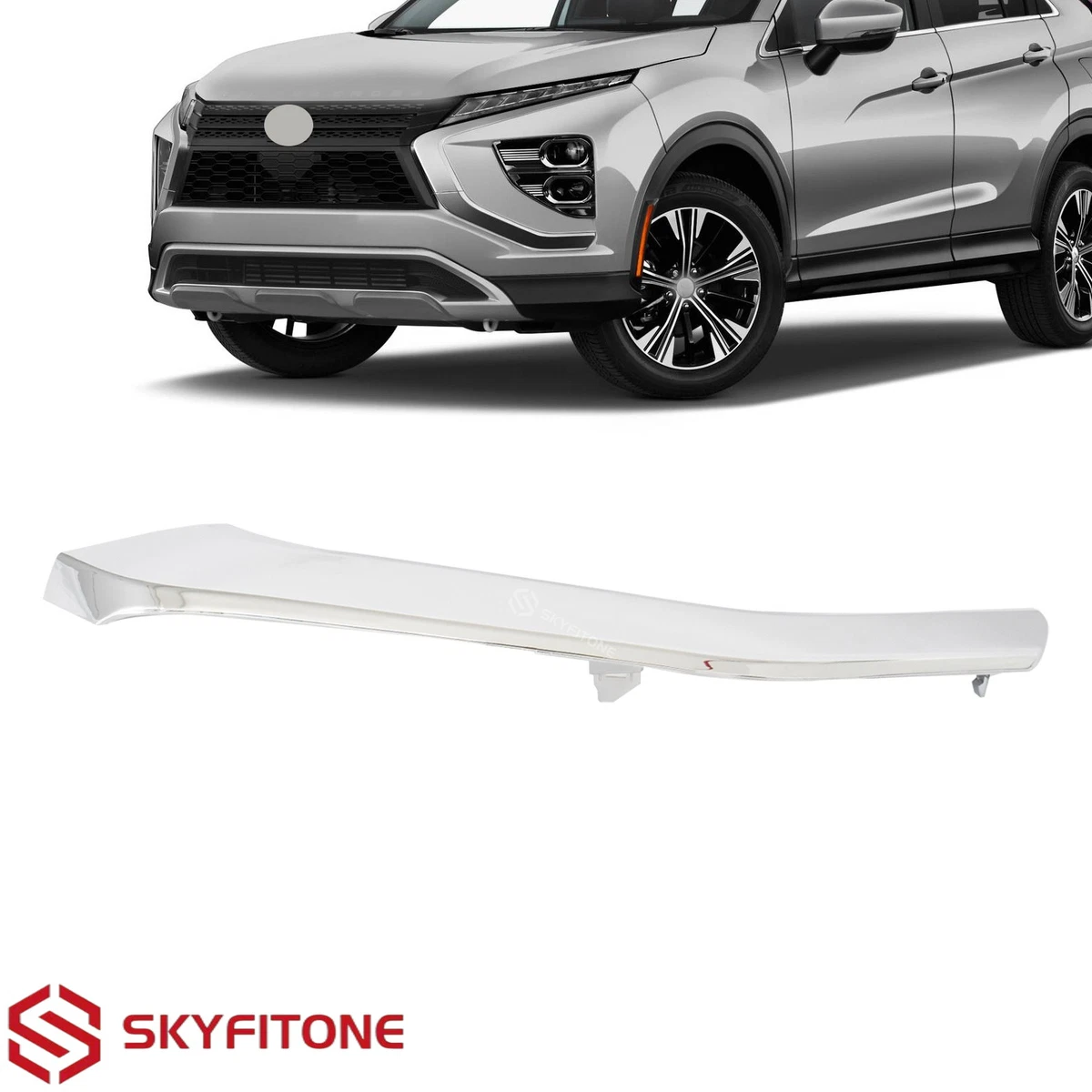 OMAC Listello Baule Per Mitsubishi Eclipse Cross (2017-2022) – Protezione Paracolpi In Acciaio Inox Cromato - copertina