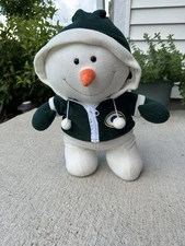 The Memory Company Green Bay Packers 14.5" Chilly Snowman NWT