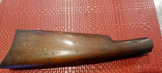 Original Winchester 1885 Low Wall Butt Stock W/Crescent Butt Plate