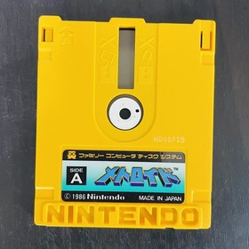 Metroid With Sticker Nintendo Famicom Disk System 1986 FMC-MET Action Retro Game