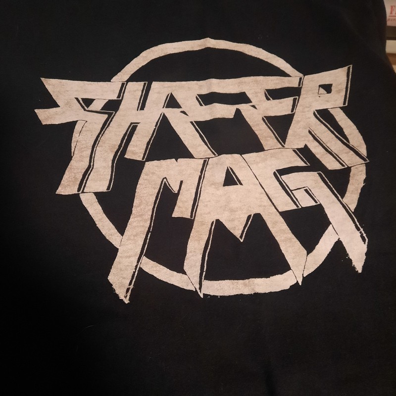 Sheer Mag Band Logo Black T-Shirt Mens Unisex Punk Rock Small XS Philadelphia PA