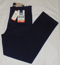 DOCKERS Men's 4-Way Stretch Ultimate Chino Straight Fit Pants Blue 30X32 New