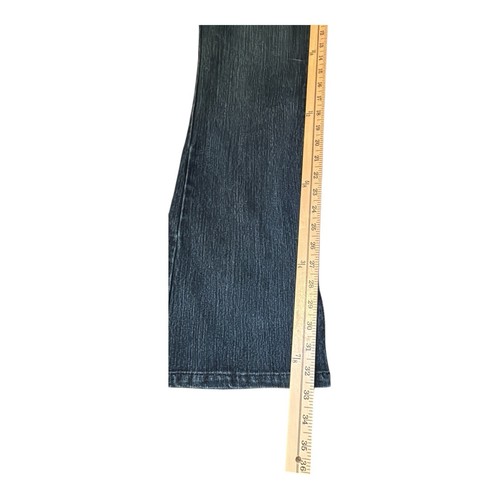 Z. Cavaricci Vintage Medium Wash Denim Flare Leg Jeans Womens Size 14 90s Y2K - Picture 5 of 15