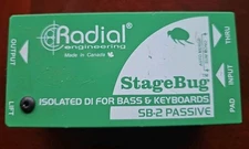 Radial Engineering StageBug SB-2 Compact Passive Direct Box LN