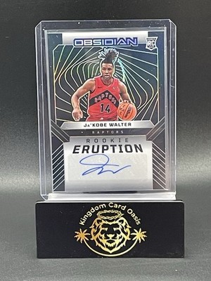  2024-25 Panini Obsidian Rookie Eruption #d /149 Ja'Kobe Walter #REA-WUB Auto 