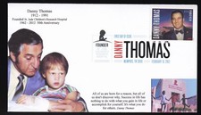 DANNY THOMAS #4628 US FIRST DAY COVER 2012, S & T CACHET FDC #21/30