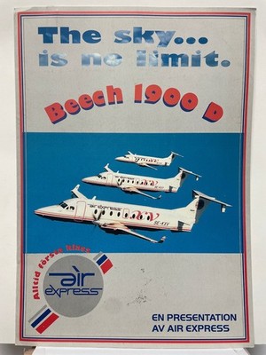 Air Express Beech 1900 D Airline Presentation Brochure Ansett Australia