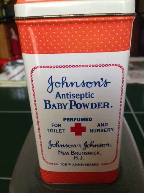 JOHNSON'S ANTISEPTIC BABY POWDER DECORATIVE TIN
