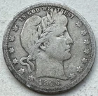1916 P Barber Head Silver Quarter-INV#9057