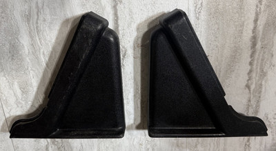 Washer Control Panel End Caps Set of 2 Left & Right Black 175D2301 JC2