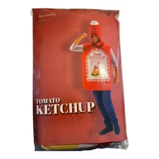 Hauntlook Tomato Ketchup Costume Adult One Size Halloween Food Bodysuit