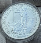 2006  .999 Fine Silver 1oz Britannia £2 Two Pound Coin Bullion Crown  + COA