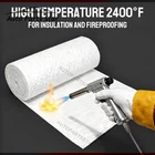 1/4" Thick x 16" x 240" Kaowool Ceramic Fiber Insulation Blanket 2400F Fireproof