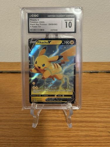 Pikachu V graded CGC 10 for sale on eBay