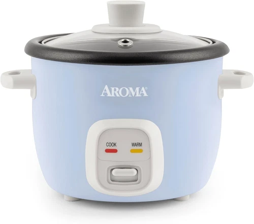 Aroma Housewares 4-Cups (Cooked) / 1Qt. Rice & Grain Cooker Blue 