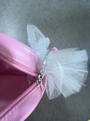 Claires Pink Peppermint Twist little Girls Purse - Picture 3 of 8